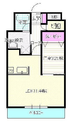 ドエル小串の間取り