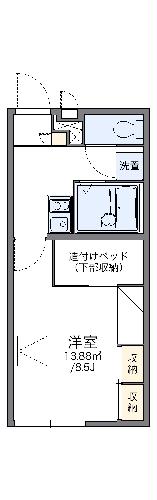 レオパレスメゾン　コンフォールの間取り