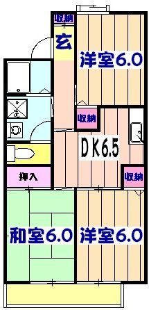 千葉県船橋市夏見台４（アパート）の賃貸物件の間取り