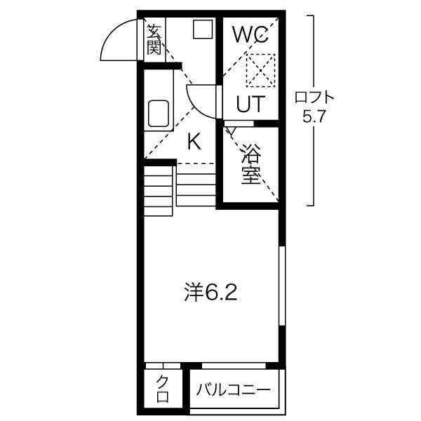 H&S黒川の間取り