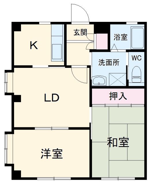 瀬戸市新郷町のマンションの間取り