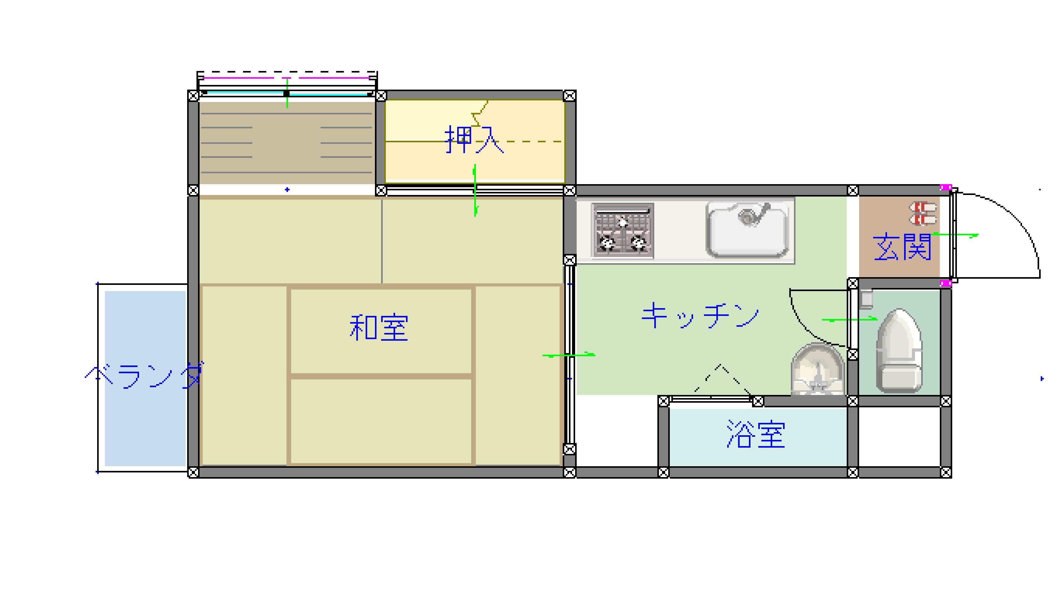 コーポ高山の間取り