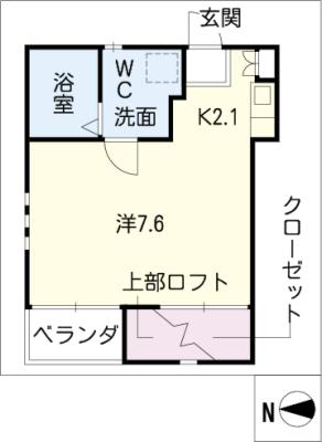 ＡＸＩＳ名城　ＷＥＳＴ棟の間取り