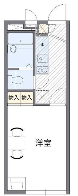 レオパレス横浜北の間取り