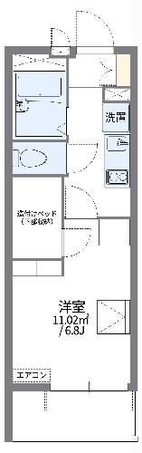 レオパレスＭ＆Ｔの間取り