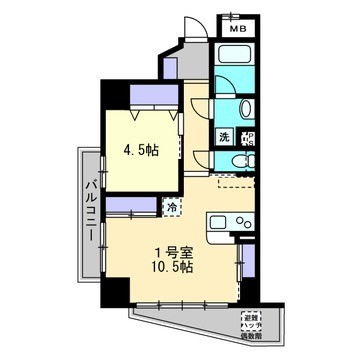 【アルル五日市駅前の間取り】