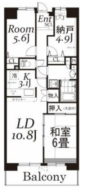 白井ロジュマンの間取り