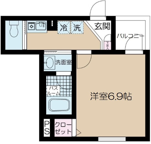 フェリーチェ荻窪Dの間取り