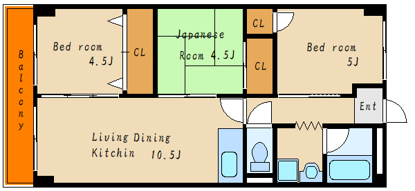 昭和ハイム南芳の間取り