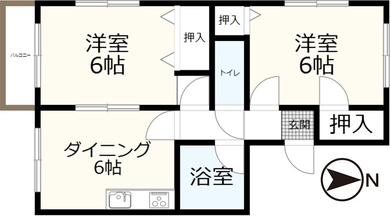 クレール新狭山の間取り