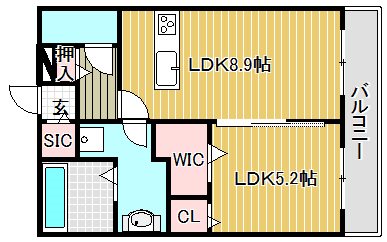 レウイシアの間取り