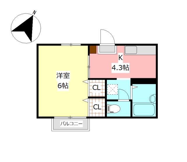 ディアス新町の間取り