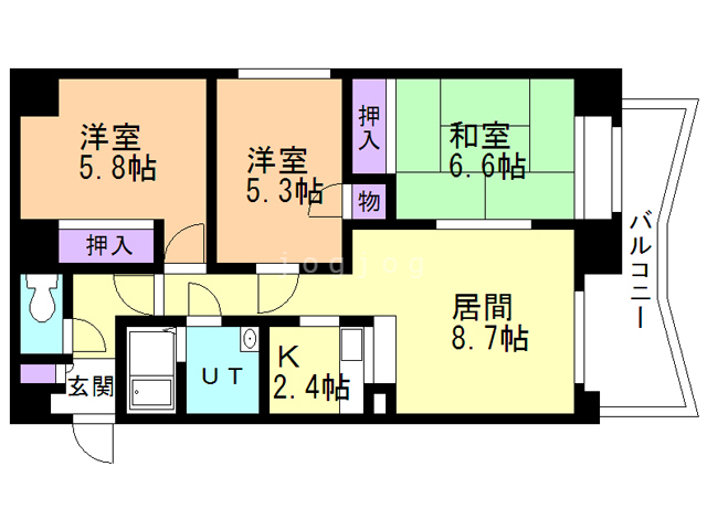 サイラム雅の間取り