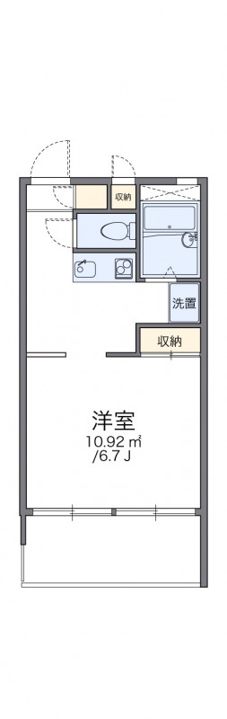 レオパレス田川の間取り