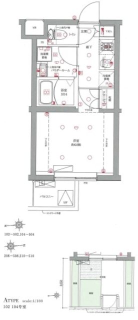 ＭＡＸＩＶ　ＨＹ’ｓ高砂ＡＺの間取り