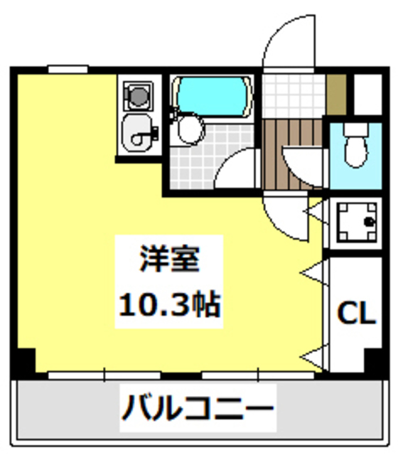 ジュネス別府の間取り