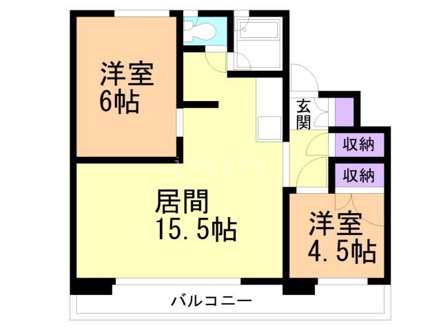 メープルバウム　２棟の間取り