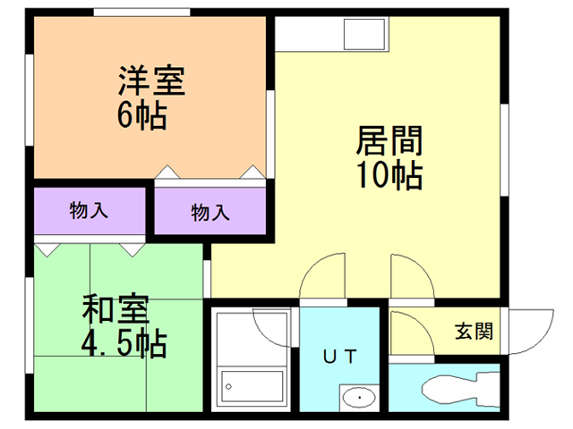 エムオーハイツの間取り