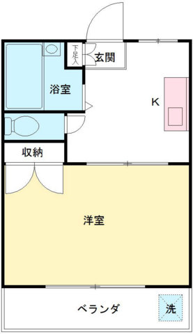 【コーポ上山の間取り】