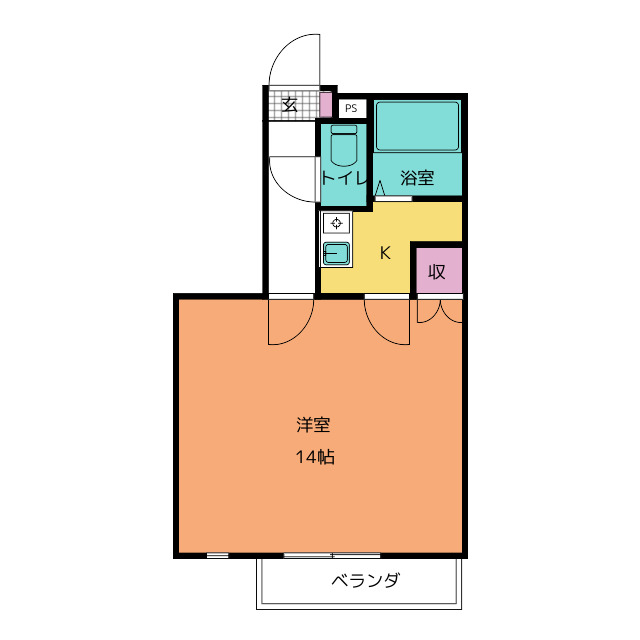 ガーネットの間取り