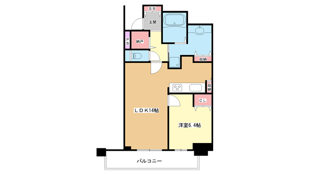 豊中市新千里東町のマンションの間取り