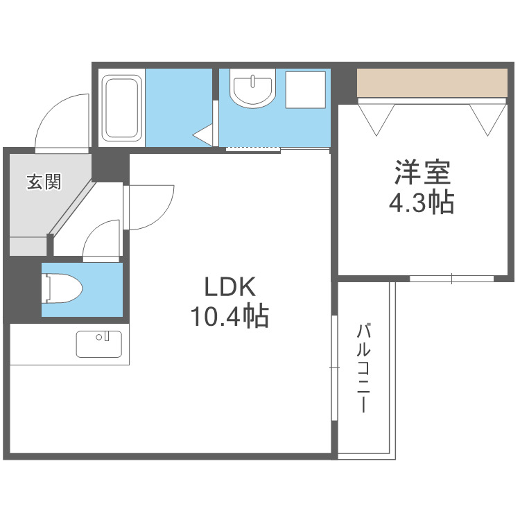 SFIDA天王寺南の間取り