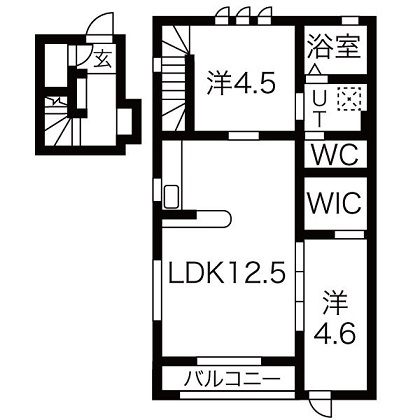 フルール マグノリアの間取り