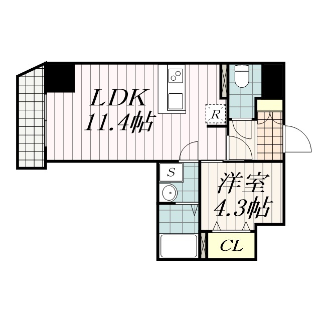 D-ROOM　NOBUTOの間取り