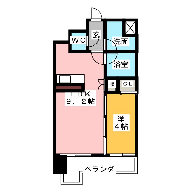 エスティメゾン東別院の間取り