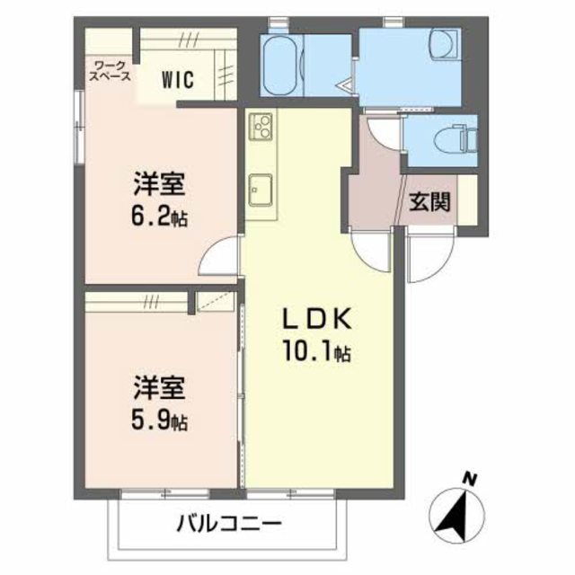 Ｋ＆Ｋハウスの間取り