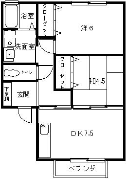 モア・メゾンの間取り