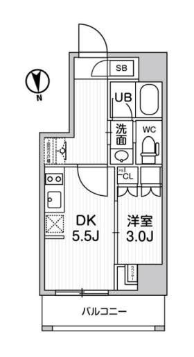 nido SHIN-OKACHIMACHIの間取り