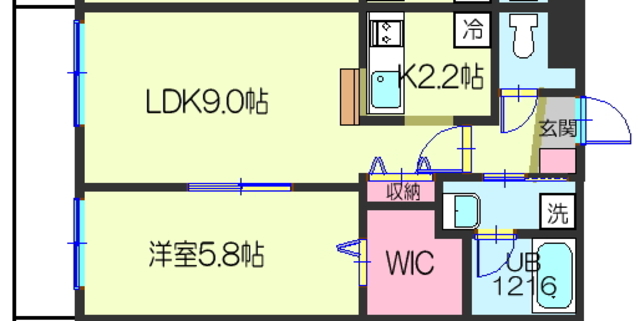 クラージュの間取り