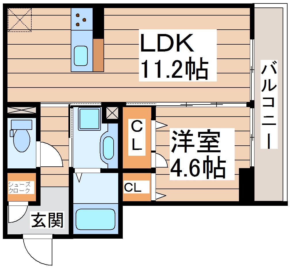 D-ROOM 栄2丁目の間取り