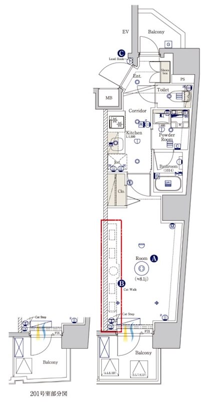 SYNEX横濱青木町の間取り