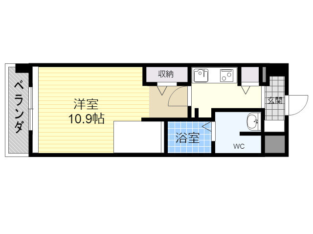 テリオ中島西の間取り