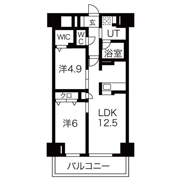 グランリベレ明石の間取り