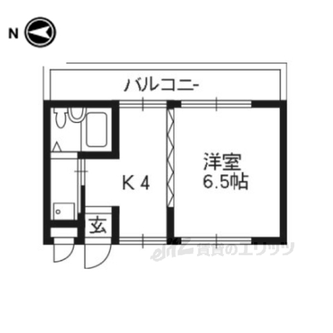 スカイドーム寺田の間取り