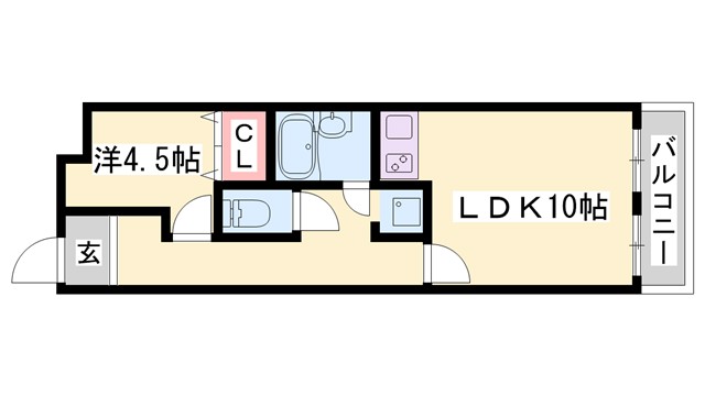 リゾティ英賀保の間取り