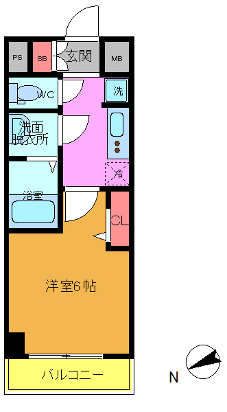 ベルシード浦安の間取り