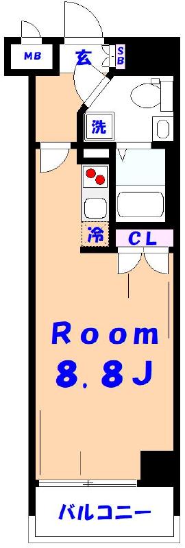 ドゥーエ国府台の間取り