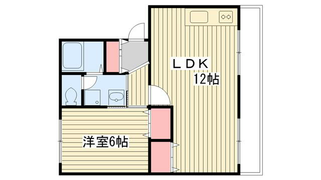 メゾンつくし野Ａ棟の間取り