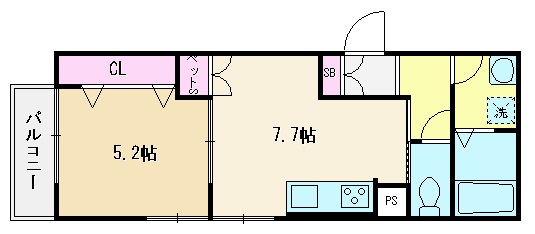 Ｌｅ　Ｃｉｅｌ（ルシエル）の間取り