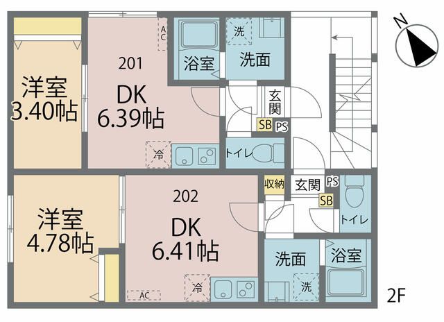 葛飾区立石のアパートの間取り