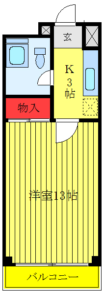 ヴィラ河合の間取り