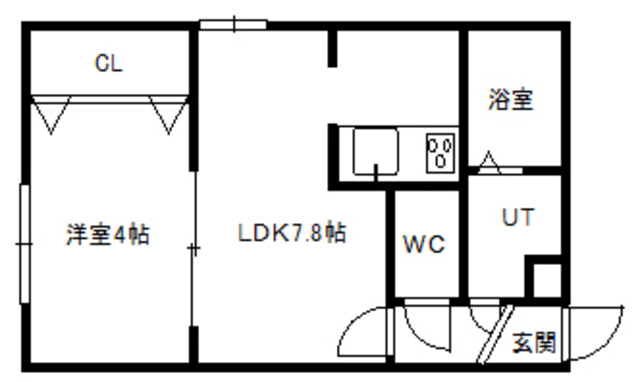 TSUBAKI SQUARE 大通公園東の間取り