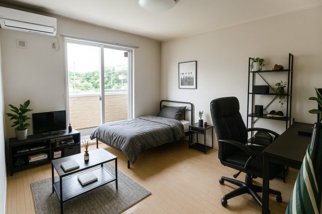 居室・リビング　※家具等はAI生成によるイメージです。