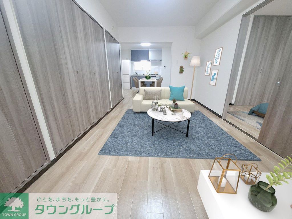 居室・リビング　家具家電はイメージです。