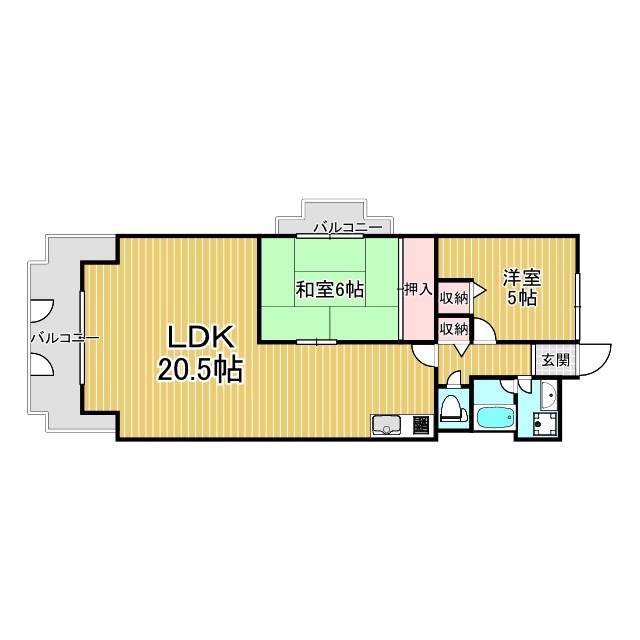 藤和奈良ハイタウン2号棟_間取り_0