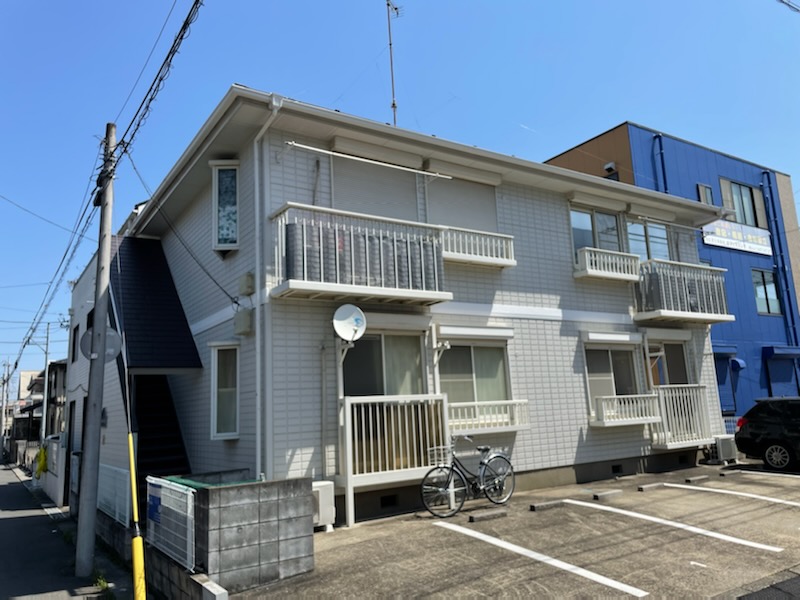 建物外観　角地　全戸角部屋　陽当たり良好2DK